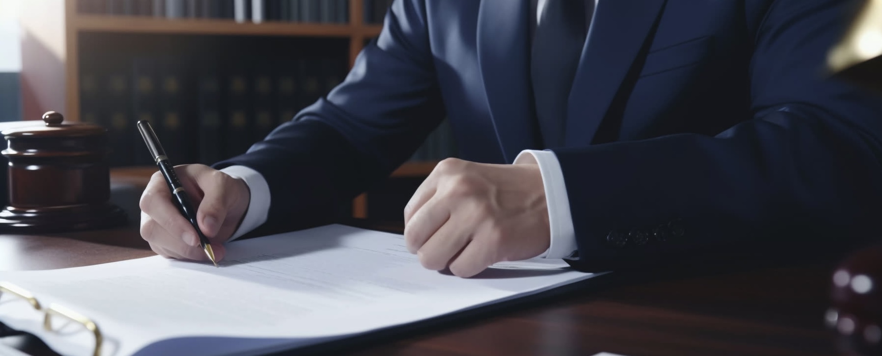 Podpisywanie dokumentów w kancelarii